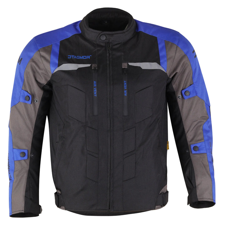 Orlando 7.8 Motorcycle Blue-Black Jacket#color_blue-black