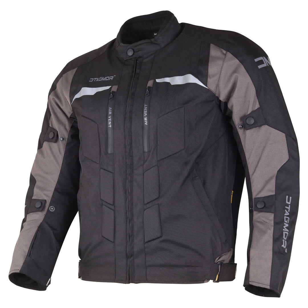 Orlando 7.8 grey-black Motorcycle Jacket#color_grey-black