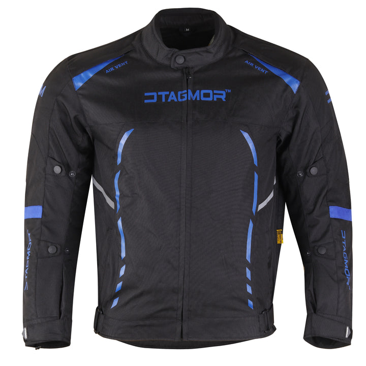 Atlanta 1.2 Motorcycle Jacket#color_blue-black