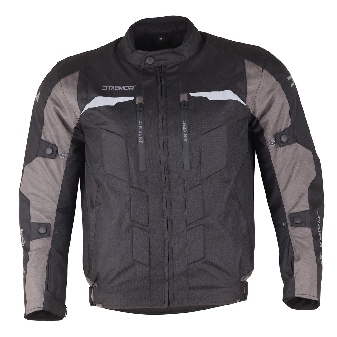 Orlando 7.8 grey-black Motorcycle Jacket#color_grey-black