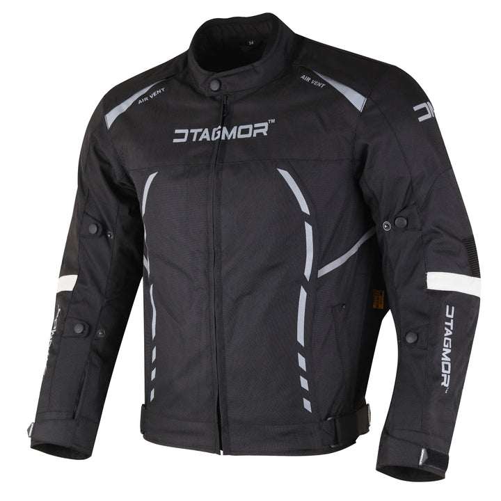 Atlanta 1.2 Motorcycle Jacket#color_silver-black