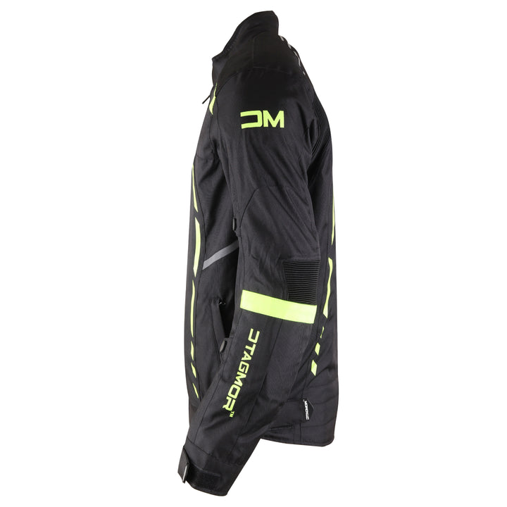 Atlanta 1.2 Motorcycle Jacket#color_fluorescent-green-black