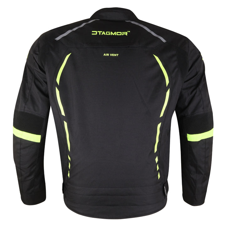 Atlanta 1.2 Motorcycle Jacket#color_fluorescent-green-black