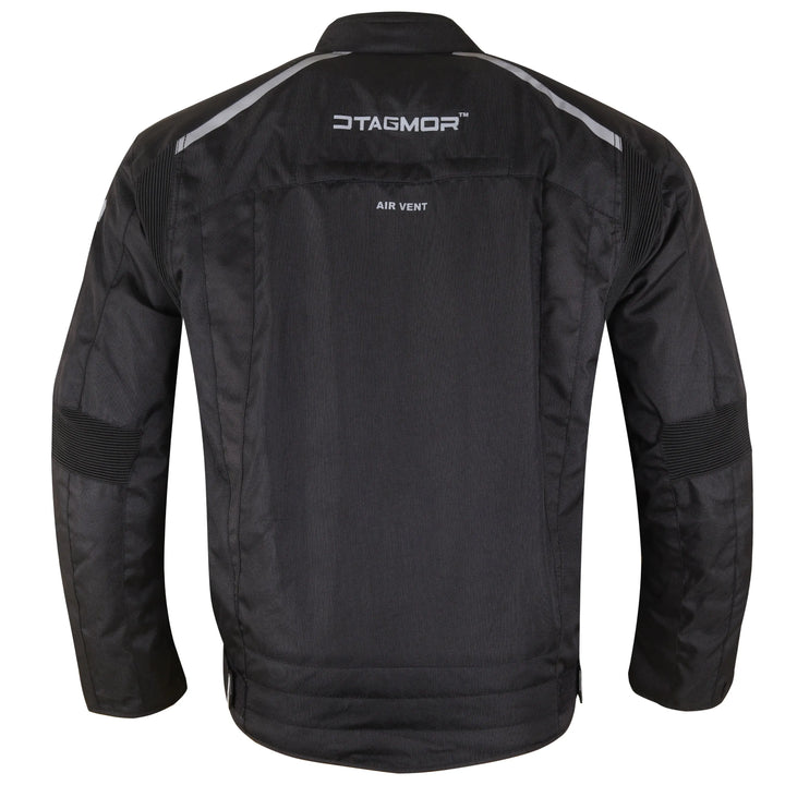 Orlando 7.8 Motorcycle Black Jacket#color_black-full