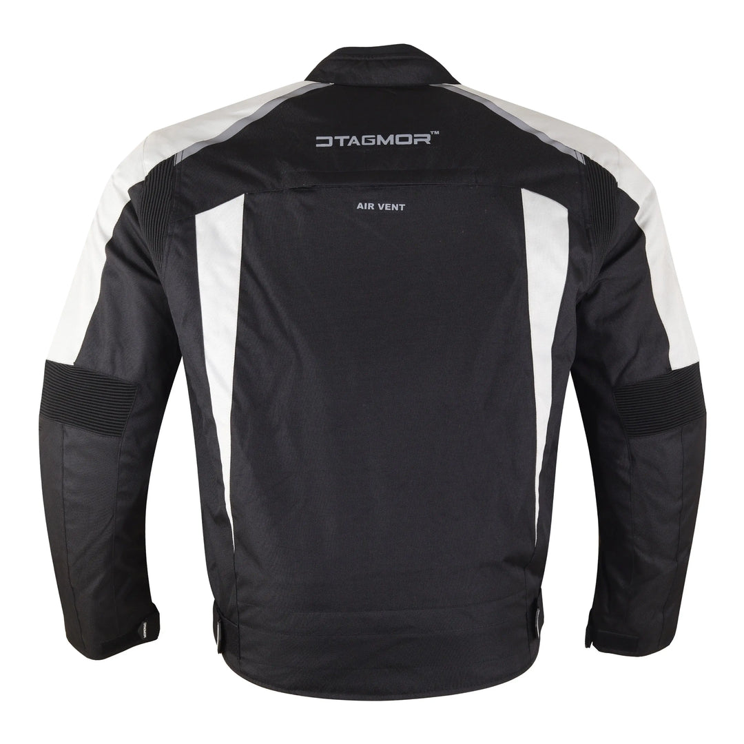 Orlando 7.8 Motorcycle White-Black Jacket#color_white-black