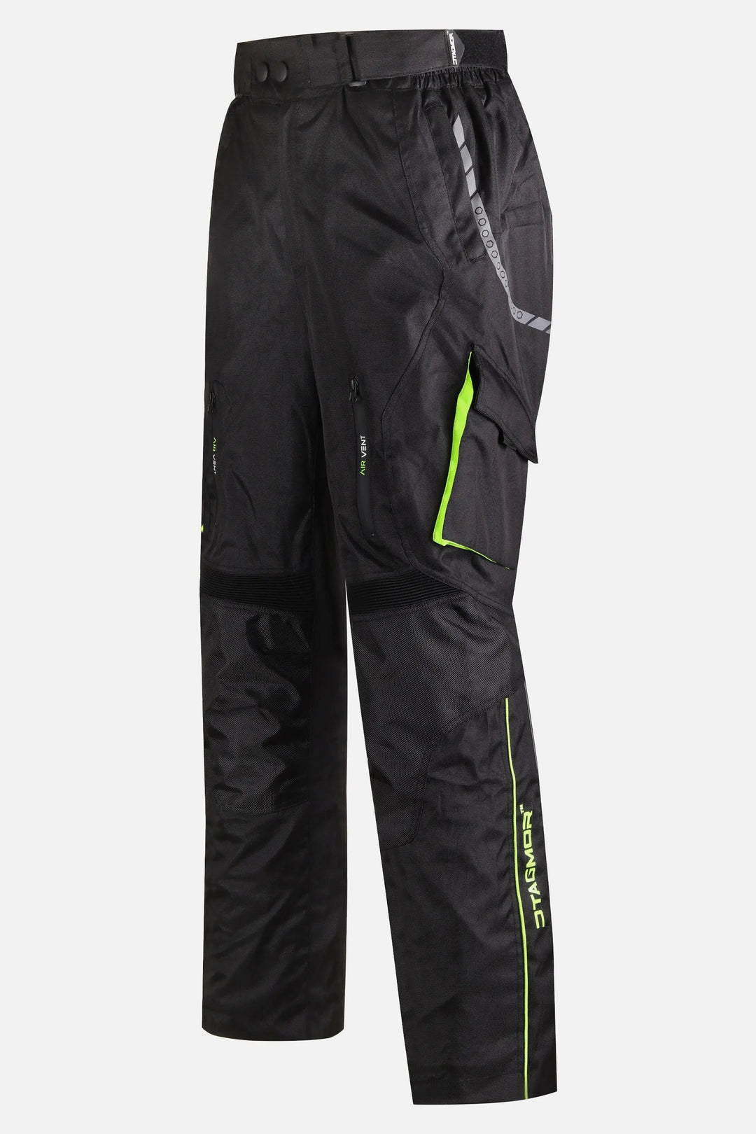 Motorcycle Pant#color_fluorescent-green-black